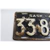 Image 2 : Sask 1943 License Plate