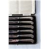 Image 3 : British London Hall Marked Sterling Silver Knife Set in Box - 300 Grams