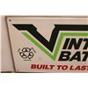 Image 2 : *Interstate Batteries Tin Dealer Sign - 25" x 24" x 60" Long