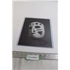 Image 1 : Signed Glenn Hall Goalie Mask Picture - 8" x 10"