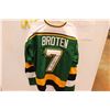 Image 5 : Signed Neal Broton North Stars Captain Jersey - XL