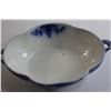 Image 4 : Antique Flow Blue Covered Bowl