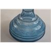 Image 6 : Blue Glass Kerosene Lamp