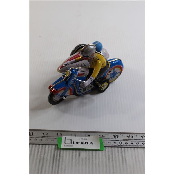 Motorcycle Tin Toy