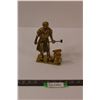 Image 1 : Solid Brass Blacksmith Statue
