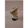 Image 3 : Vintage Japan Head Vase - Repaired Wrist, Few Chips (Damage)