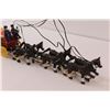 Image 2 : Cast Iron Wagon & 6 Horse Team, Complete with Cargo & Riders - As Seen Condition