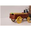 Image 6 : Cast Iron Wagon & 6 Horse Team, Complete with Cargo & Riders - As Seen Condition