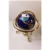 Image 3 : *Classic Treasures Large Lampis (Gemstone) Globe with Compass & Solid Brass Stand - with Original Bo