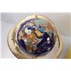Image 6 : *Classic Treasures Large Lampis (Gemstone) Globe with Compass & Solid Brass Stand - with Original Bo
