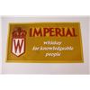 Image 2 : Vintage Imperial Whiskey Advertising Bar Mat 11x20"