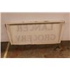 Image 4 : *Vintage Lancer Grocery Store Sign - Acrylic 23x49" (Some Cracks)