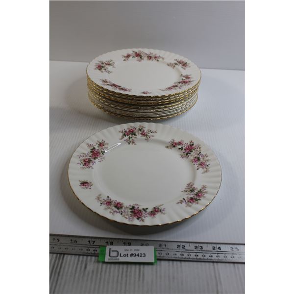 (10) Royal Albert Lavender Rose 10.5" Dinner Plates