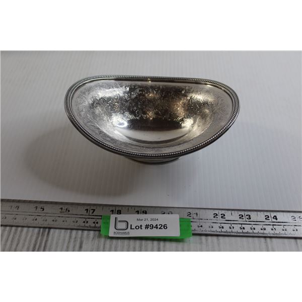 Sterling Silver Oval Candy/Nut Dish - O.B. Allan Vancouver BC