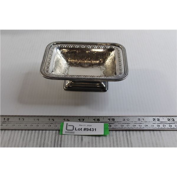 Sterling Silver Rectangular Candy/Nut Dish - O.B. Allan Vancouver BC