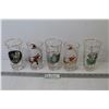 Image 1 : (3) Vintage Golf Glasses - (2) Vintage Bowling Glasses