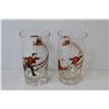 Image 2 : (3) Vintage Golf Glasses - (2) Vintage Bowling Glasses