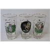 Image 4 : (3) Vintage Golf Glasses - (2) Vintage Bowling Glasses