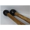 Image 3 : Pair of Vintage Wooden Throwing Clubs