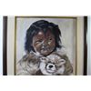 Image 3 : Inuit Painting - Oil on Board Signed by L. Harrison (26" x 22")