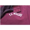 Image 3 : Remember The Titans - Maroon Colored (outside) Plaid inside - Zip-Up Football Jacket w/ T.C. William