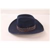 Image 2 : Vintage Beco Denim Western Hat (Size M - 7-7 1/8) & Mexican Poncho - No Tags Size Med - Large