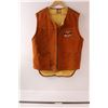 Image 1 : *Sherpa Lined Leather Vest " Ranger Ranchero" - Size L/G