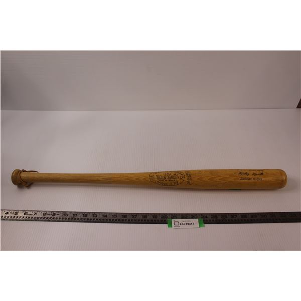 Vintage Louisville Slugger 125LL Hillerich & Bradsbury Co. Mickey Mantle Little League Baseball Bat 