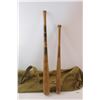 Image 14 : (2) Vintage Ball Bats - 35" Spalding NO.200 (cracked), 29" Adirondack White Ash 1500 (Cracked & Nail