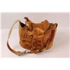 Image 4 : Vintage Leather Saddle Purse - Made In Mexico