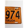 Image 3 : Saskatchewan 1939 Farm Truck License Plate