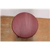 Image 4 : *Red Wooden Stool - 18 1/2" Tall