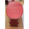 Image 5 : *Wooden Red Side Table - 15" x 24" x 23" Tall