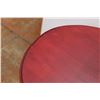 Image 2 : *Wooden Red Side Table - 15" x 24" x 23" Tall