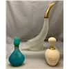 Image 1 : (3) Avon Perfume Bottles - Rare Large Dolphin, Vintage Rapture Bottle