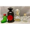 Image 1 : (4) Avon Perfume Bottles - (2) Miniatures, Lantern, Atomizer