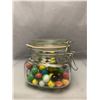 Image 1 : Jar of Vintage Glass Marbles - Various Sizes