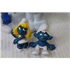 Image 2 : (4) Rubber Smurf Toys