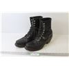 Image 1 : Black Leather Boots (oil & chemical resistant soles - size 9)