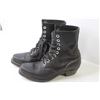 Image 2 : Black Leather Boots (oil & chemical resistant soles - size 9)