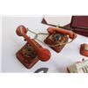 Image 2 : (2) Tin Toy Phones - Rusted, Mini Cash Register, Misc.