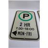 Image 2 : (2) Parking Signs - 12" x 18"