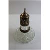 Image 2 : 1920s Glass + Gilt Silver Plate Mounted Decanter
