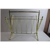 Image 2 : Brass-Coated Tubing Magazine Rack