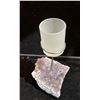 Image 2 : AMETHYST CANDLE HOLDER $380