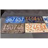 Image 2 : 6 VINTAGE LICENSE PLATES FROM BC AND ALBERTA