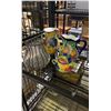 Image 2 : SHELF LOT OF BUTTERFLY SERVING TRAY, VASES, AND MORE