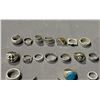 Image 2 : BAG OF ASSORTED .925 SILVER RINGS