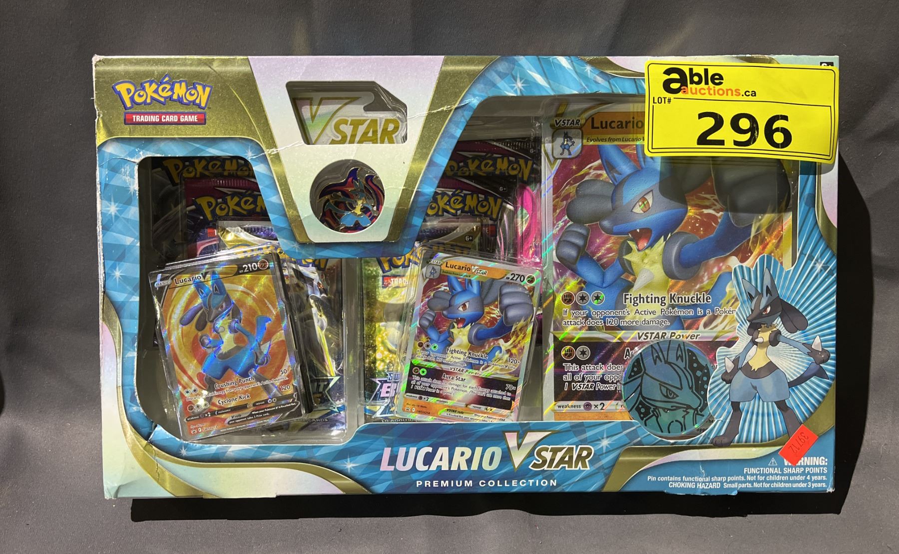 Collection Able Card POKEMON CARDS LUCARIO V STAR PREMIUM COLLECTION - Able Auctions