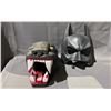 Image 1 : WOODEN PANTHER WALL DECOR, AND BATMAN MASK